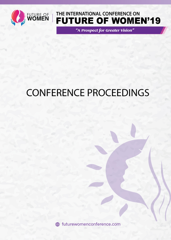 					View Vol. 2 No. 1 (2019): Proceedings of International Conference on Future of Women
				