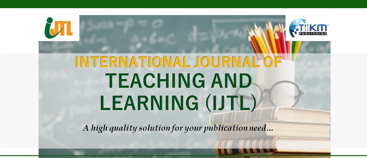International Journal of Teaching and Learning (IJTL)