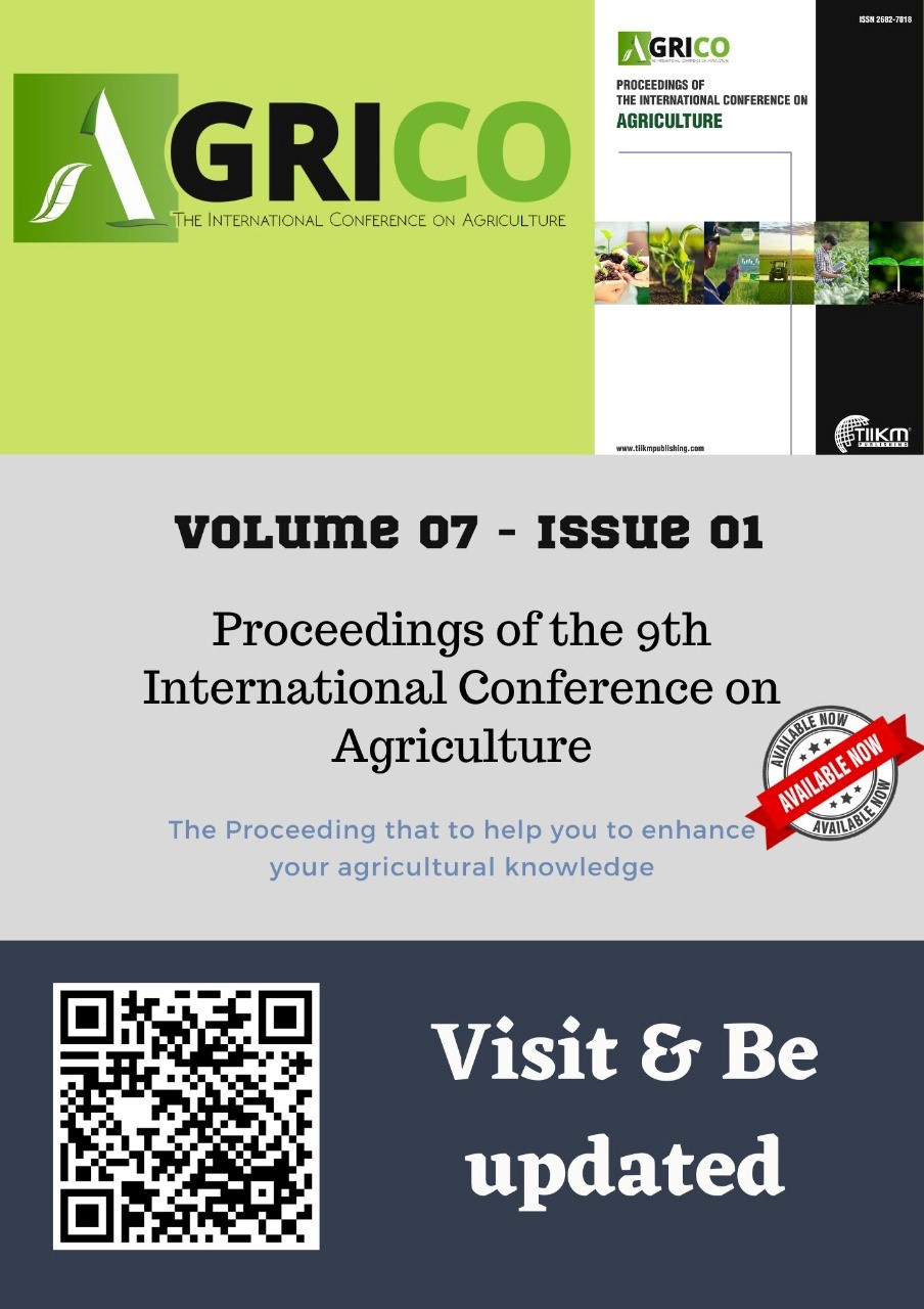 7th issue of the Proceedings of the 9th International Conference on Agriculture